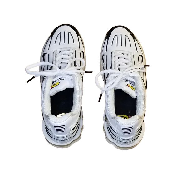 Nike Air Max Plus 3 TN Men’s Size 6 White Leather Black Running Shoes CK6716-100 main image 4